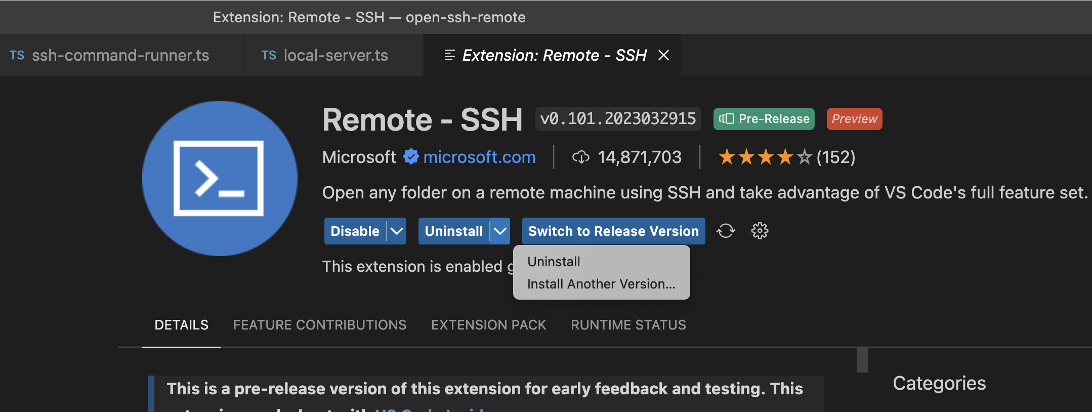 install remote SSH extension on a SAW device · Issue #8299 · microsoft ...