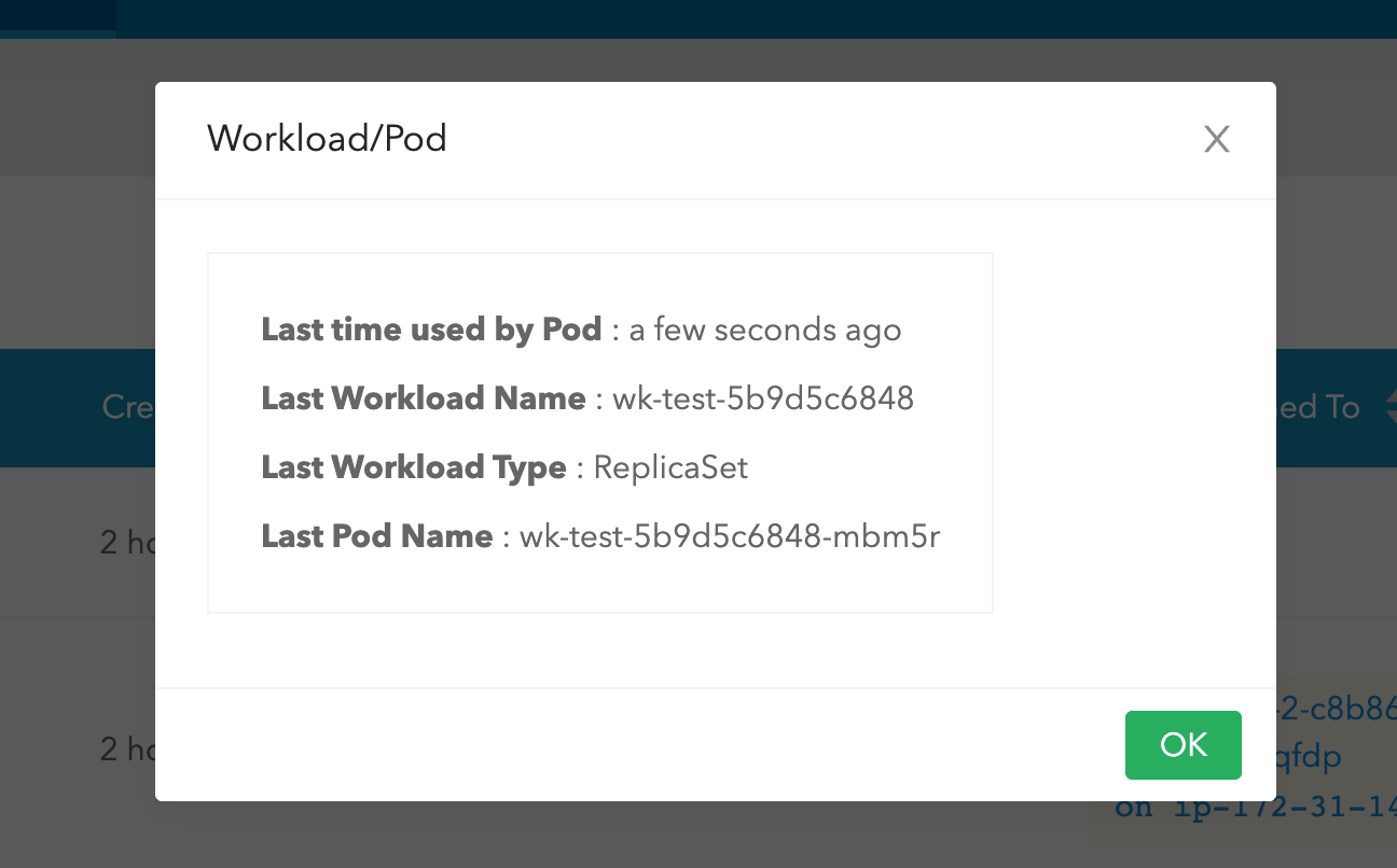 [BUG] Pod status under Workload/Pod and Labels seems like its live