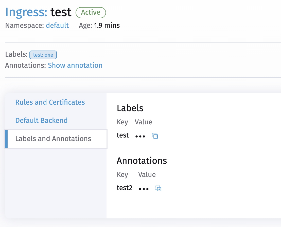 Issues with Labels and Annotations field · Issue 1862 · rancher