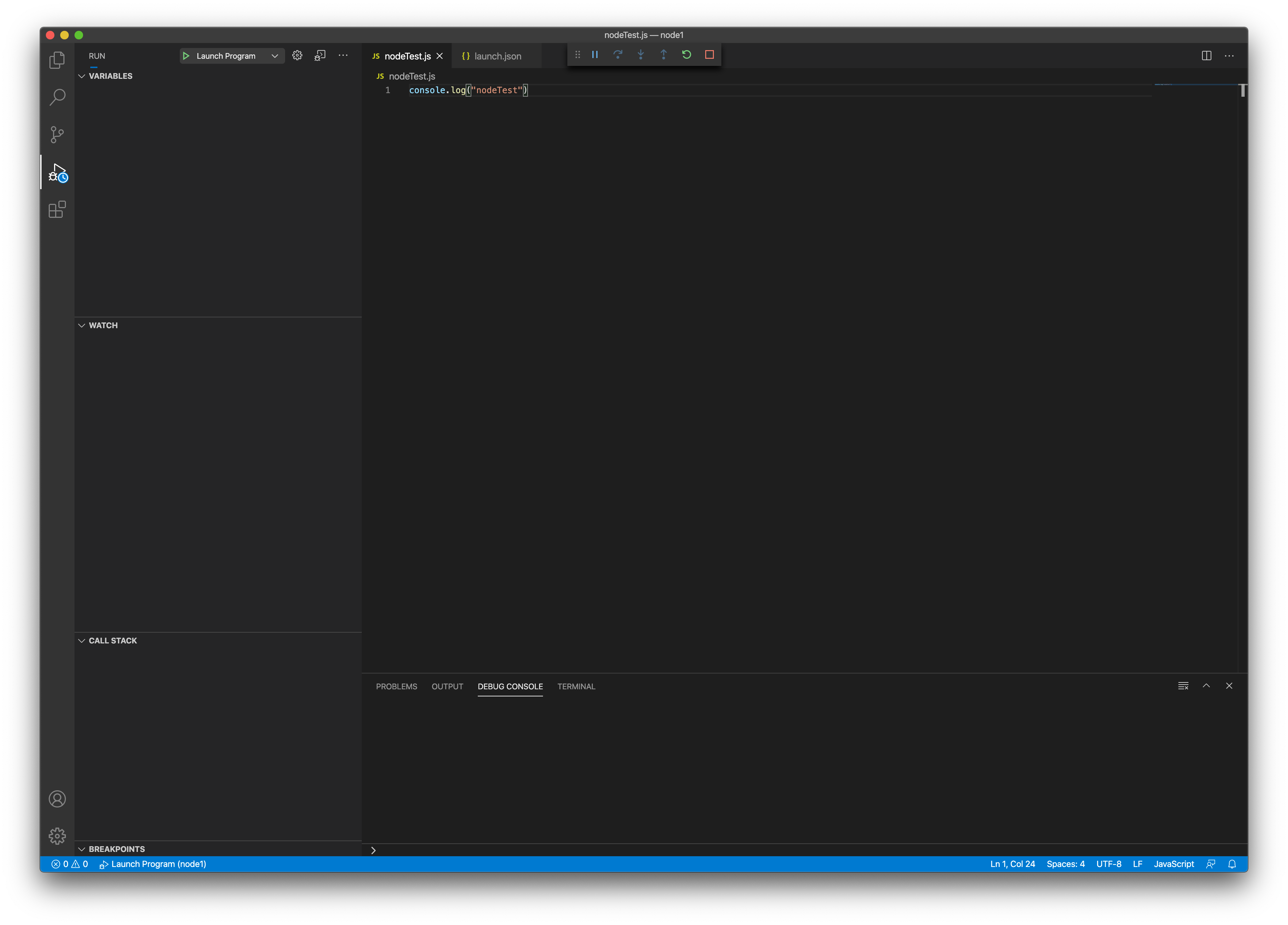 VS Code Does Not Run Node js File Issue 105635 Microsoft vscode