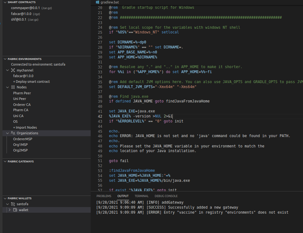 vscode retains old fabric environment when trying to create new gateway ...