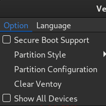 Missing options in graphical interfaces for Linux · Issue #1392 ...