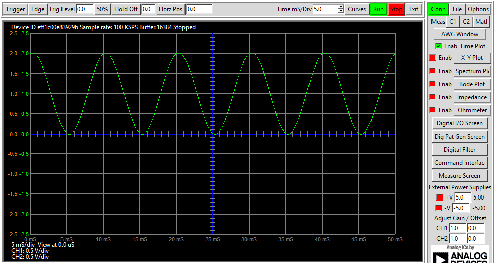 Oscilloscope Trace averaging · Issue 824 · analogdevicesinc/scopy