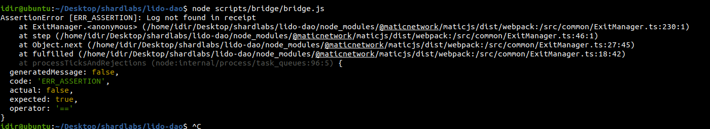 Exit Tokens: Log nor found in Receipt · Issue #258 · 0xPolygon/matic.js ...