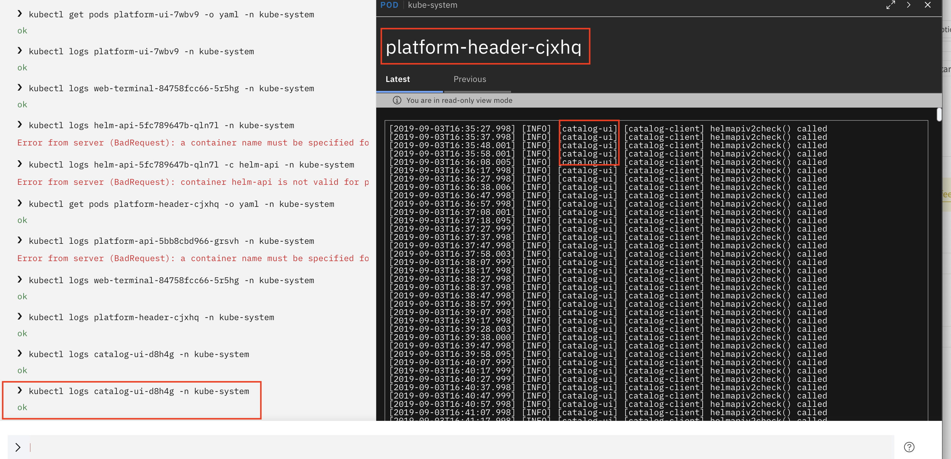 Sidecar logging title does not always reflect current resource · Issue ...