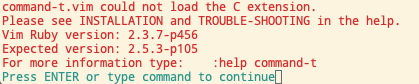 Vim Ruby Version 2.3.7 but expected Version 2.5.3 · Issue #798 · macvim ...