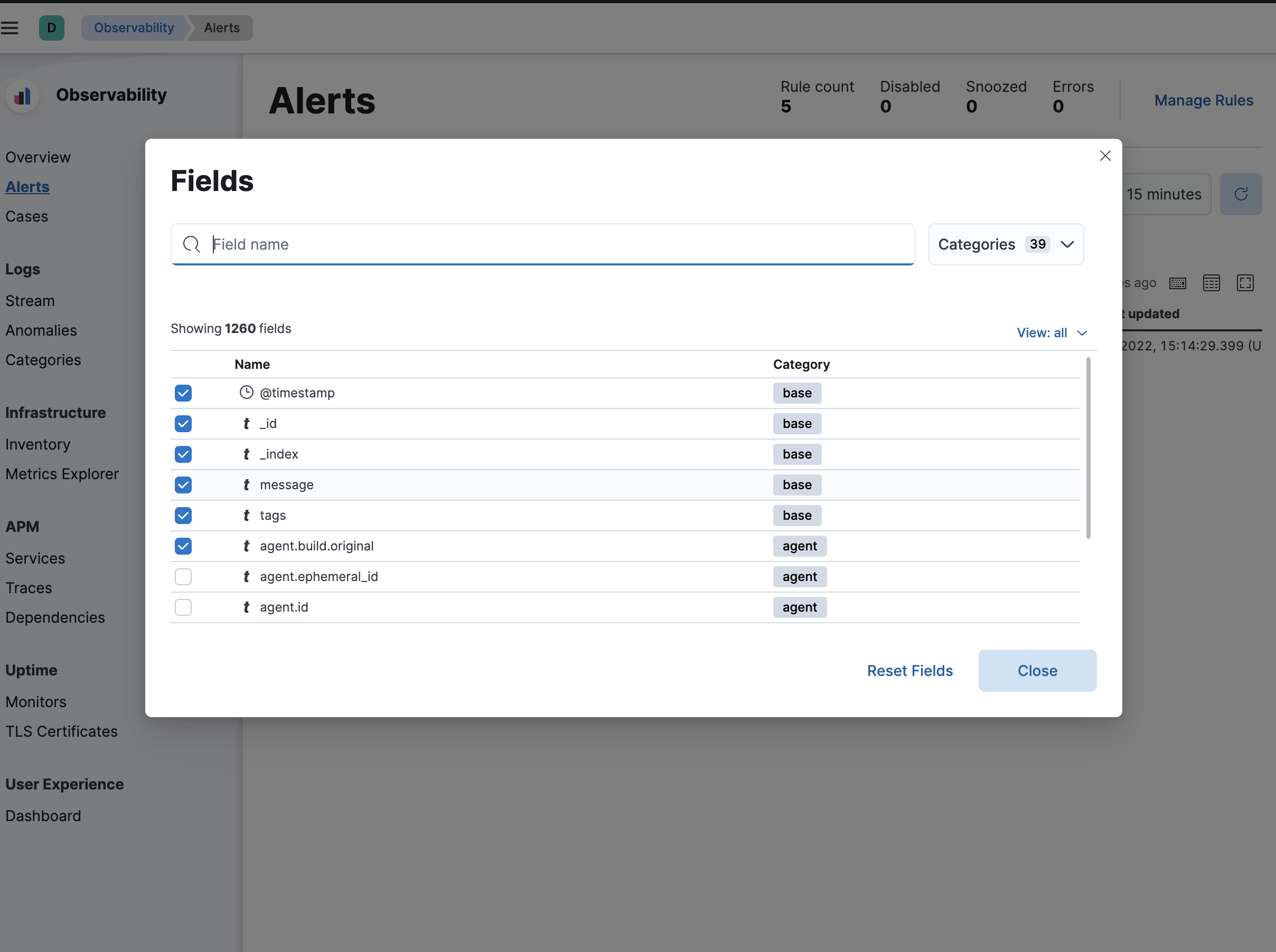 [RAM] Hind description column in field browser section · Issue #140809 ...