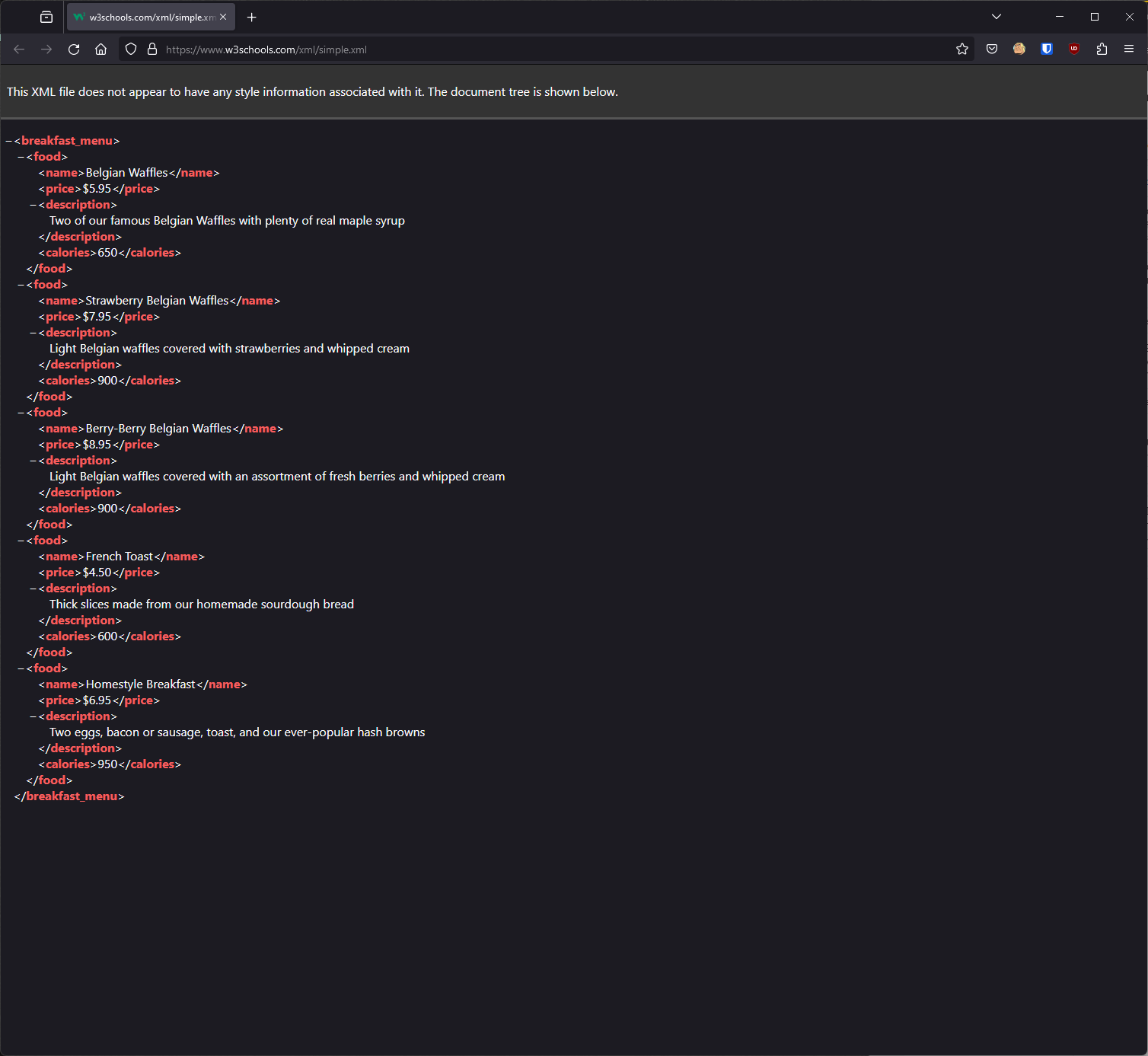 Firefox extension prevents proper XML file display · Issue 6865
