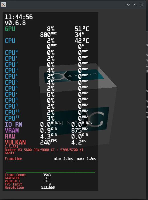 Core monitor gone after bios update Fedora Nobara 36 · Issue #824 ...