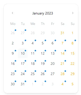 Calendar Weekdays line · Issue #1091 · ajnart/homarr · GitHub