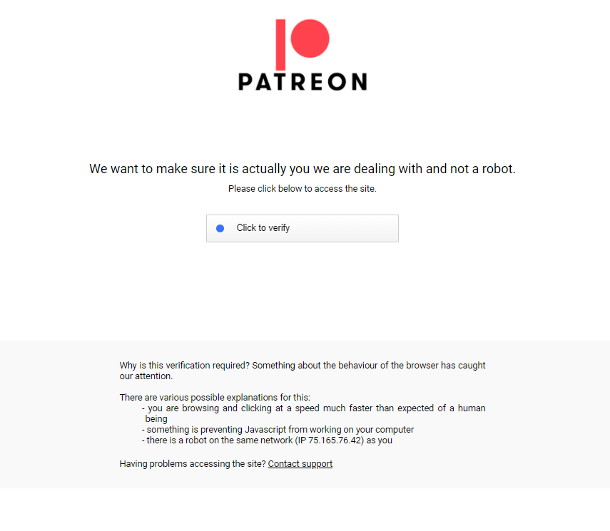 Patreon Downloads Fail with a 403 Forbidden error (gallery-dl v1