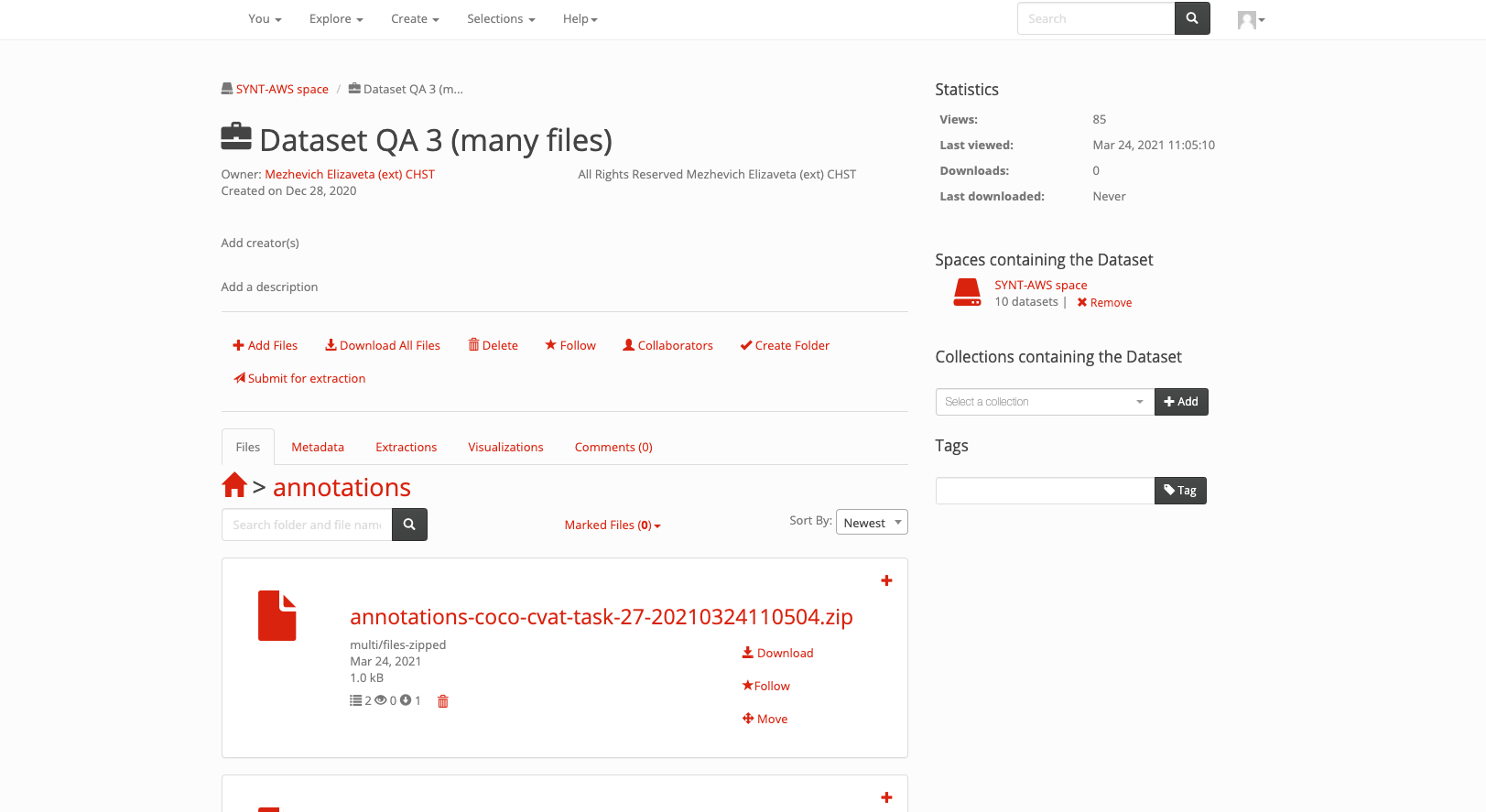Clowder integration feature · Issue #3009 · cvat-ai/cvat · GitHub