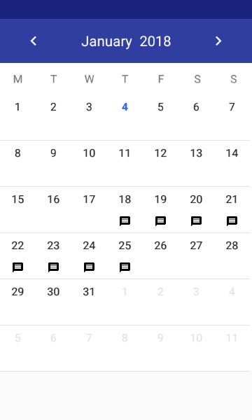 GitHub Applandeo Material Calendar View Material Calendar View For 