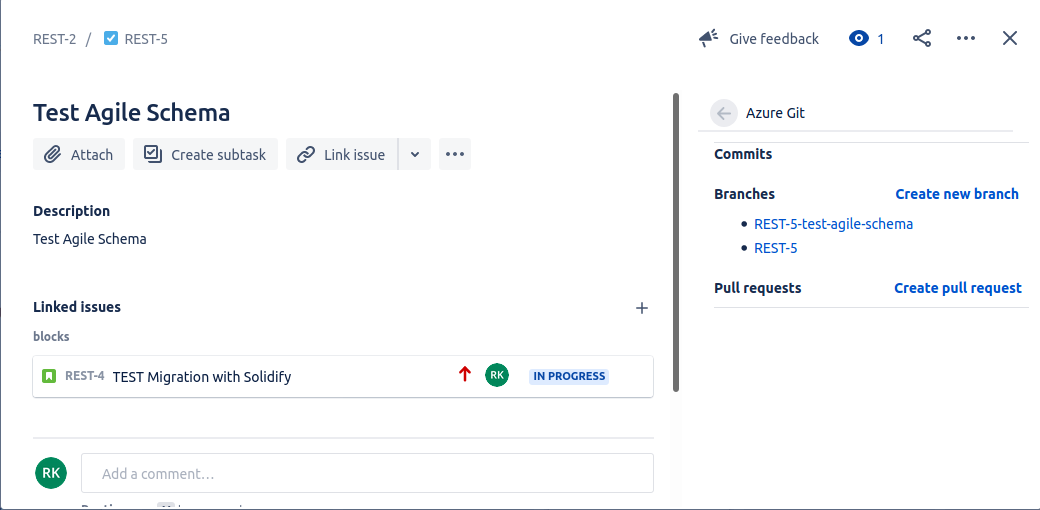 Commits, pull request and branch are not showing in Azure DevOps WI ...