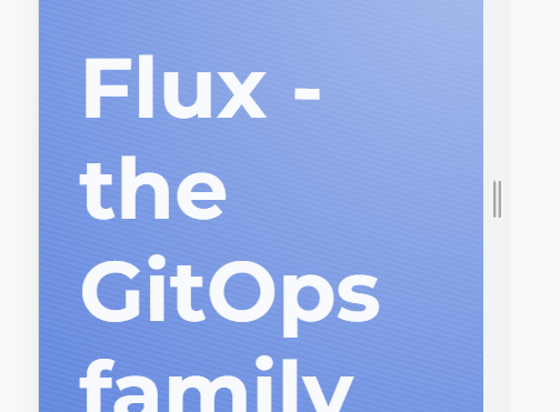 ui update on mobile (hero block) · Issue #874 · fluxcd/website · GitHub