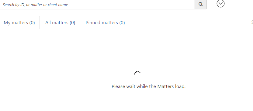 Matter Center installed, pages do not load · Issue #777 · microsoft ...