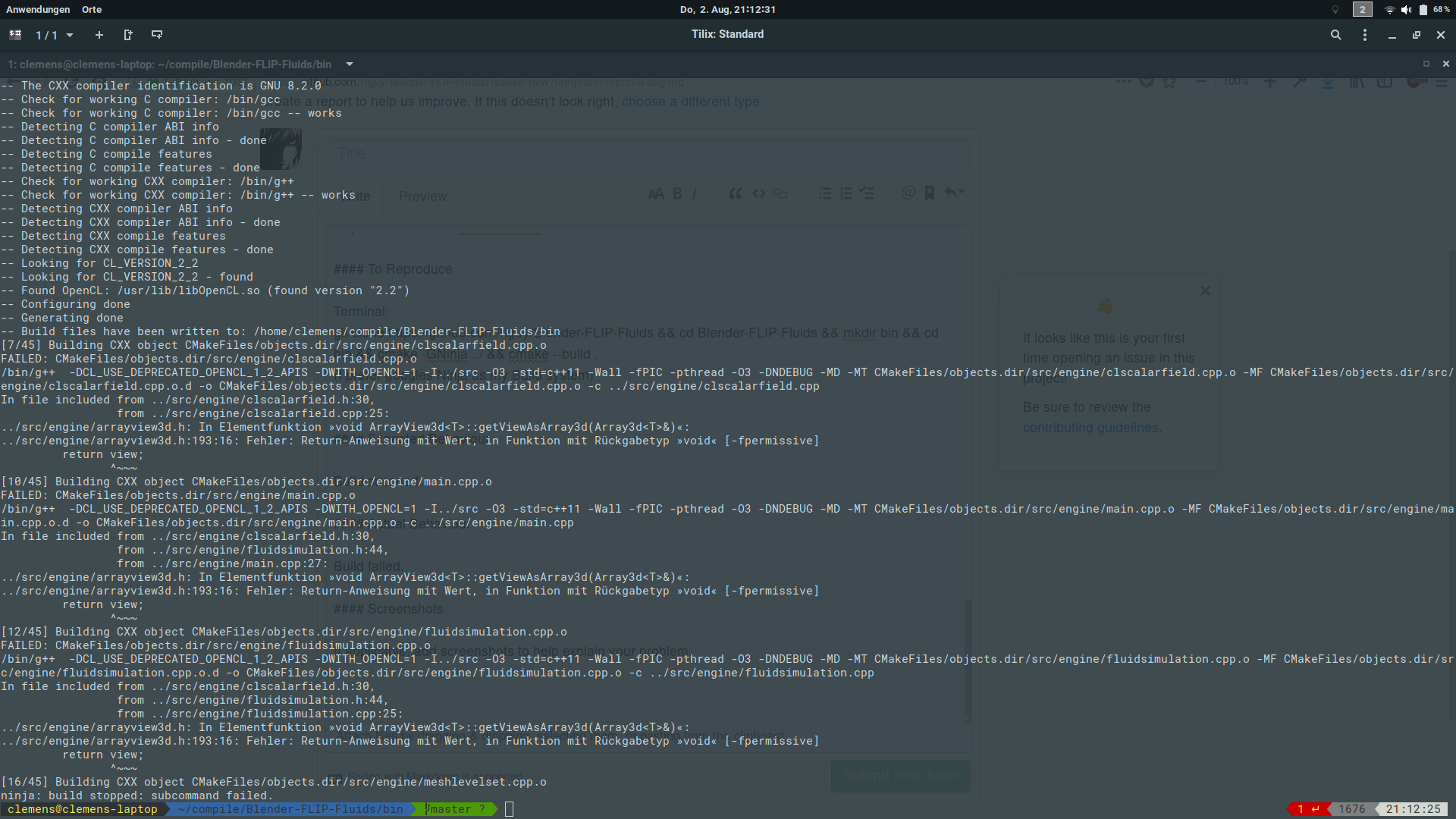 Error building Commit 41d59fd23b20af8493726acbb9f7257728d82d6d · Issue ...