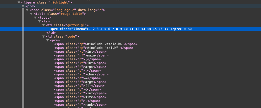 Line numbers in hydejack code blocks · Issue #184 · hydecorp/hydejack ...