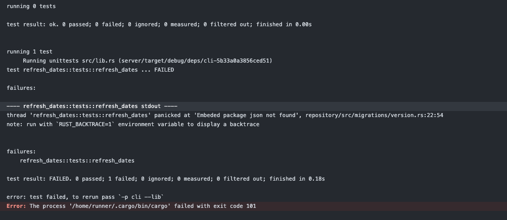 Fix server test github action · Issue #941 · msupply-foundation/open ...
