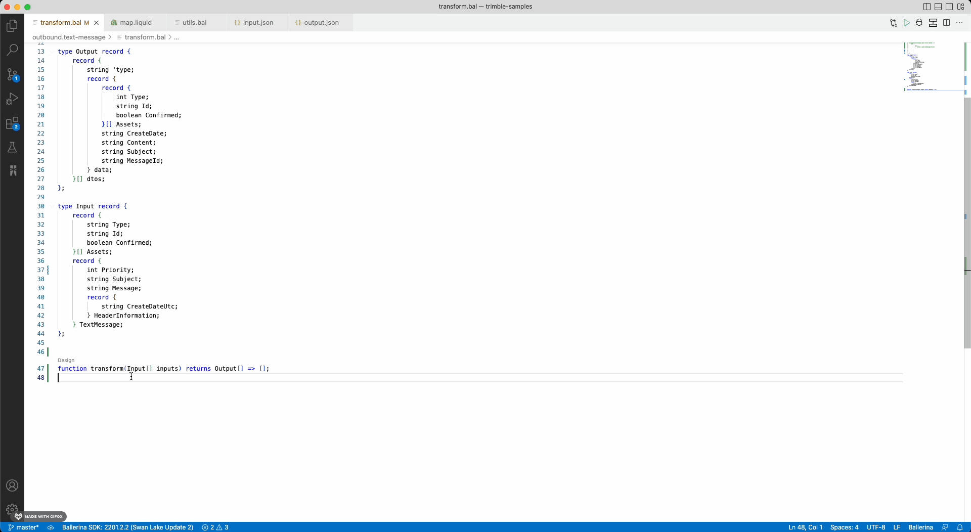 [Data Mapper] Display banner if DM function contains unsupported input ...