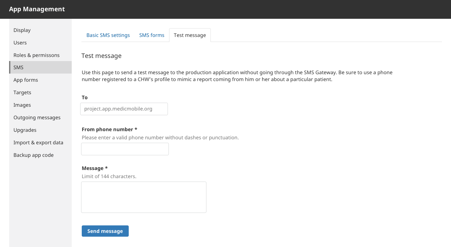 UI/UX updates on admin app SMS page · Issue #5402 · medic/cht-core · GitHub