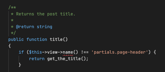 Intelephense always gives me an error with any existing methods(SYMFONY ...