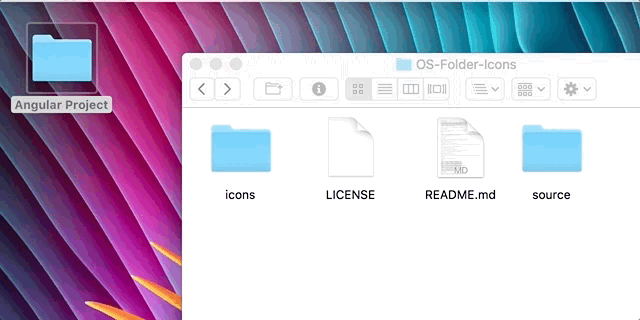 change icon for folder mac