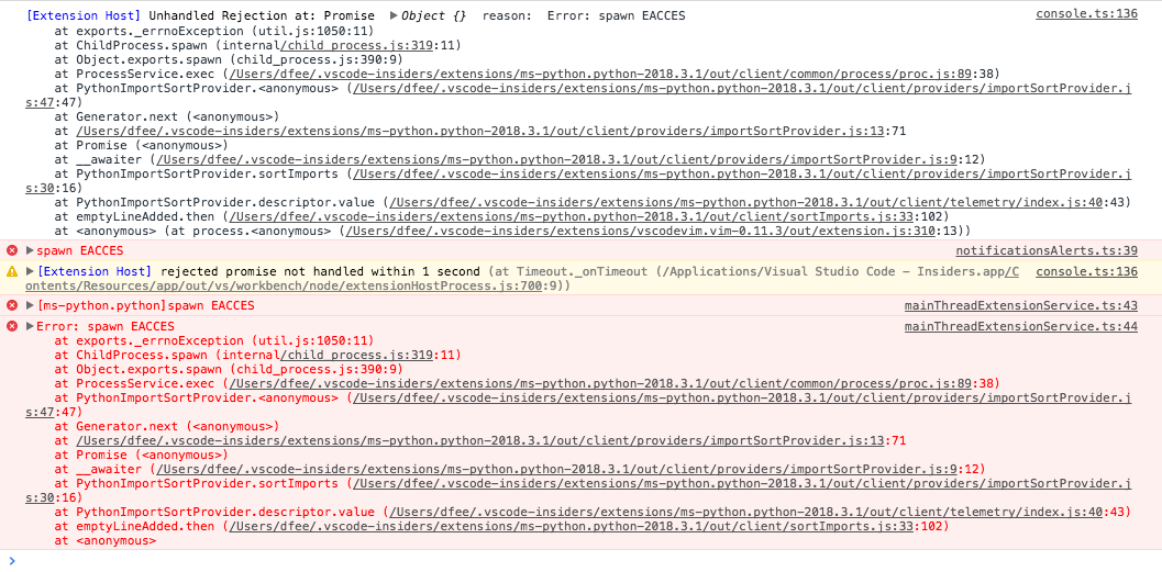 isort configuration not loading · Issue #1266 · microsoft/vscode-python ...