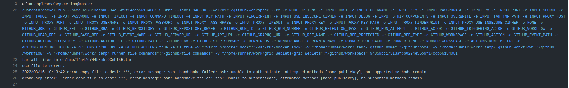 fix the github action for copying files to new staging server · Issue ...