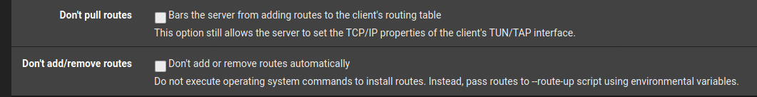opnsense and pfsense openVPN route explanation do not match · Issue ...