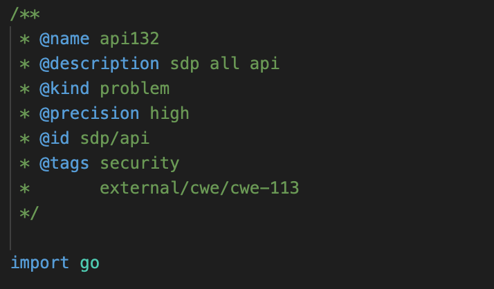 Expected at least 2 columns. · Issue #6930 · github/codeql · GitHub