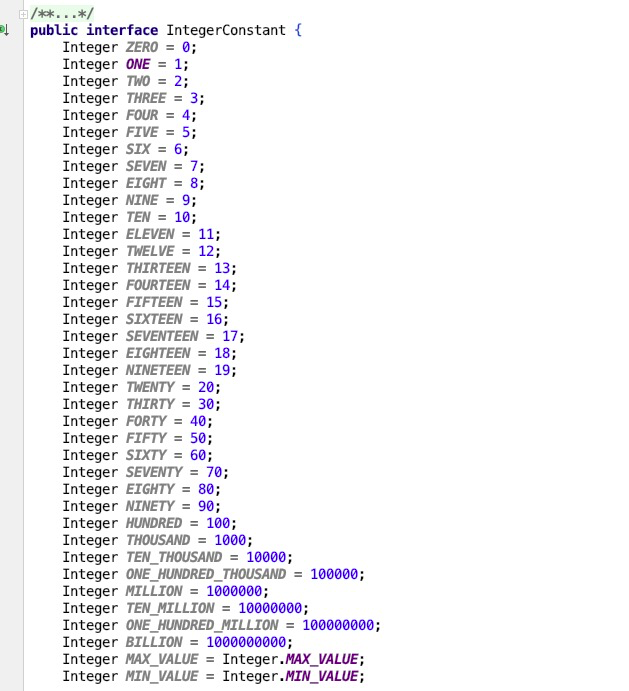 添加数字常量 · Issue #286 · chinabugotech/hutool · GitHub