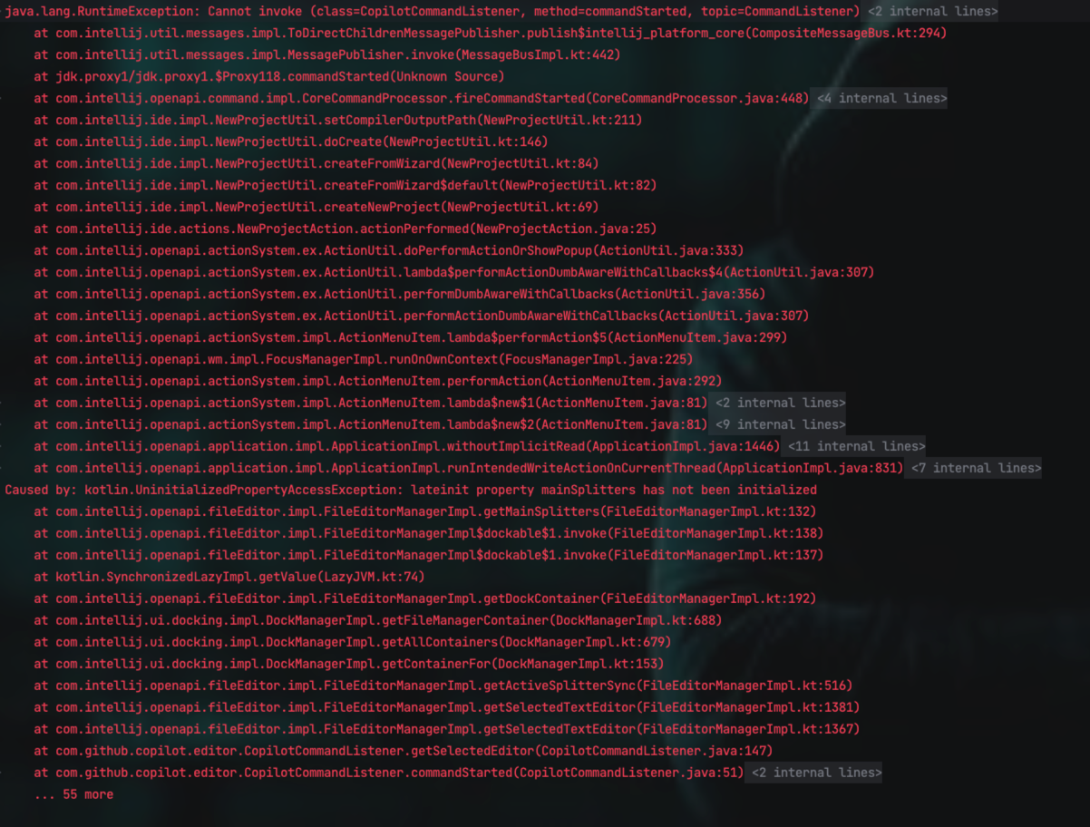 The idea plugin is preventing the idea from working properly ...