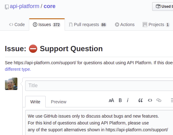 Wrong link on github · Issue #3444 · api-platform/core · GitHub