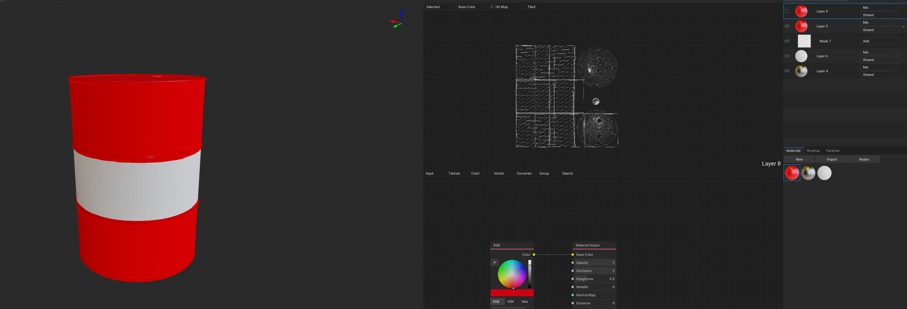 Broken rendering with masked materials on custom meshes · Issue #1628 ...