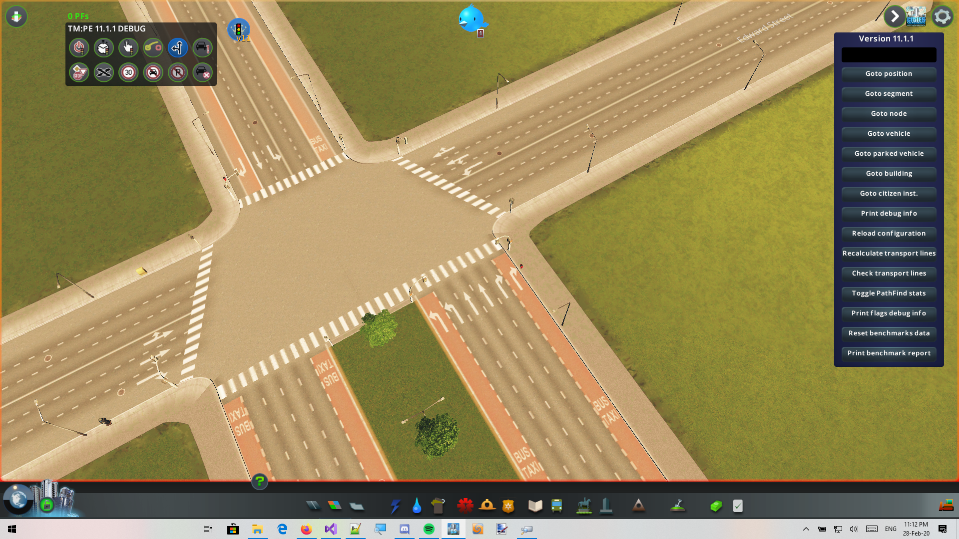 How to handle seperate turning lanes for a road with bus lanes? · Issue 752