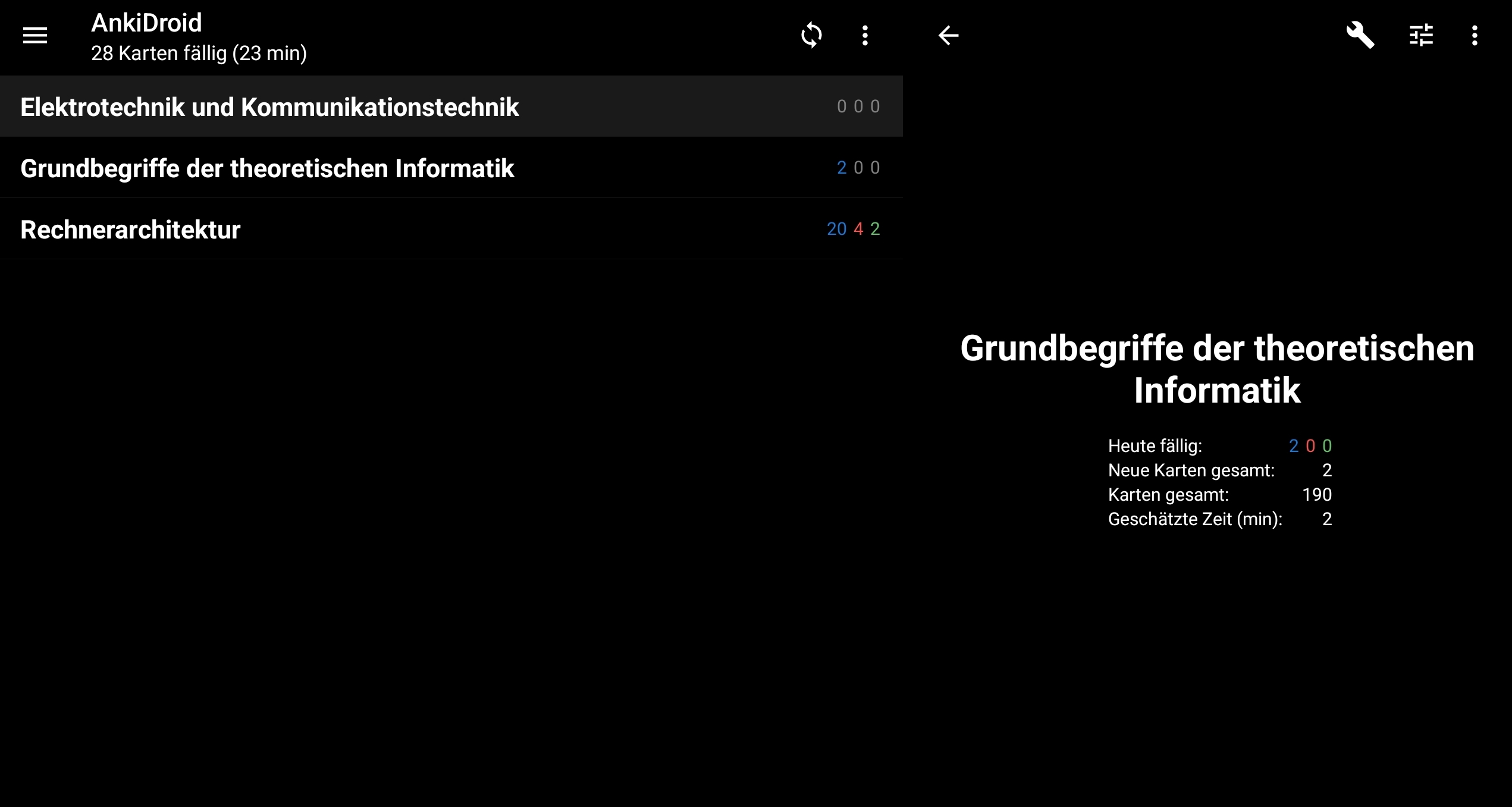 Overview Highlighing Wrong Deck On Beta Issue 14057 Ankidroid Anki 