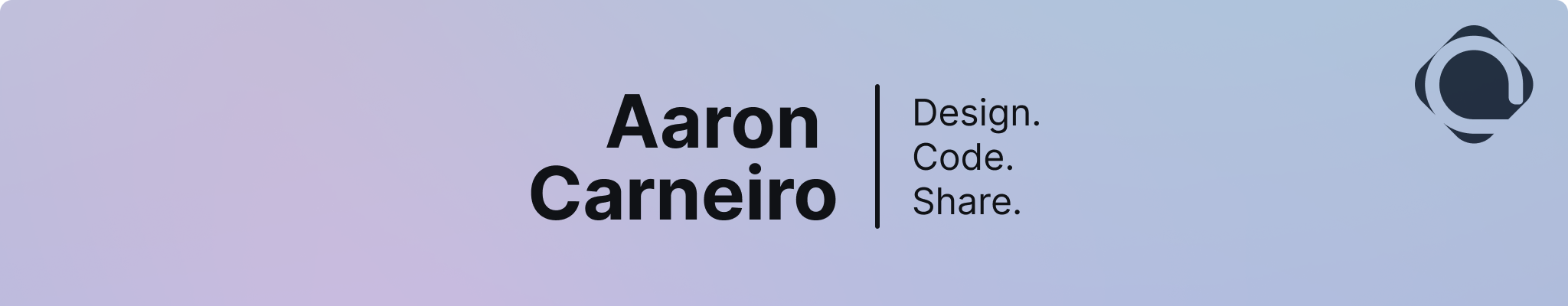 Aaron Carneiro - Design. Code. Share.