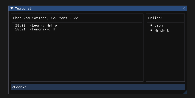 GitHub - NotLe0n/OfflineChat: A text chat program relying on a network ...