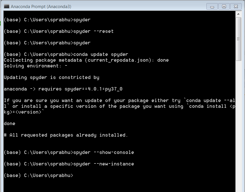 Spyder won't launch without Administrator credentials · Issue #12476 ...