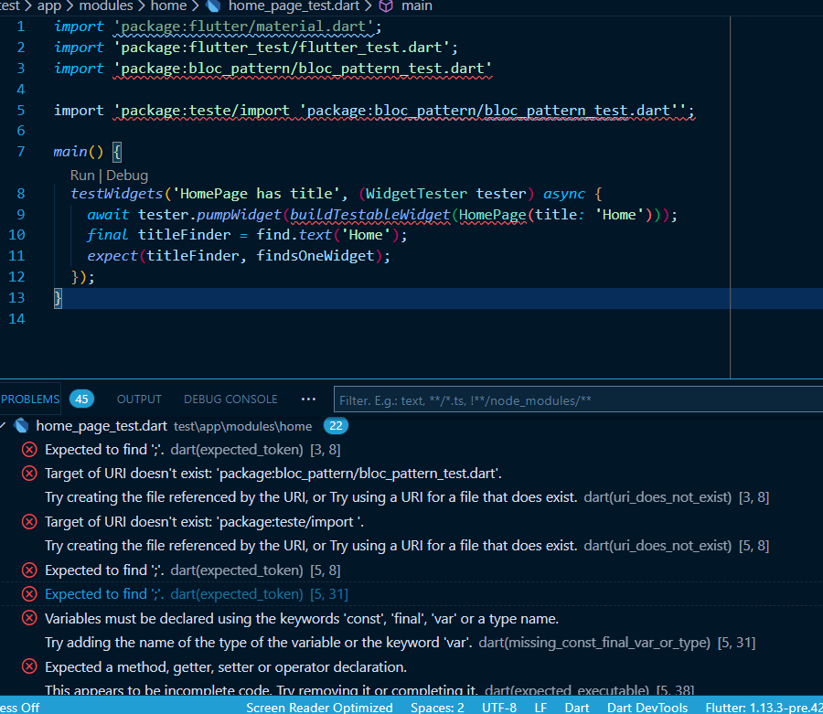 Problema nas classes de testes gerando o modular · Issue #83 ...