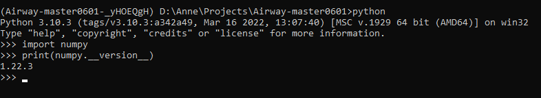 import numpy as np\r\nModuleNotFoundError: No module named \'numpy\'\r ...