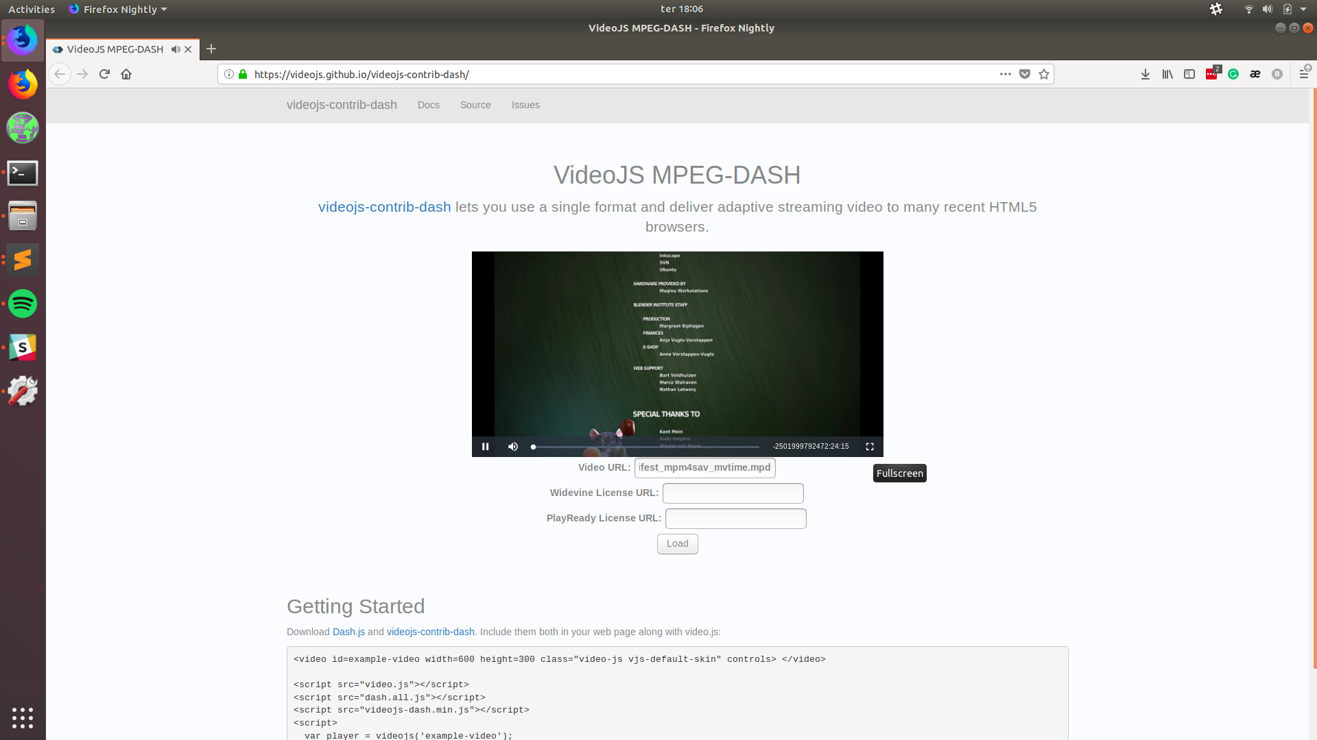 Player doesn't go into live mode when video is live · Issue 268