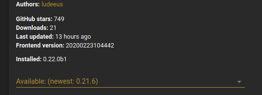 After install Beta 0.22.0b1 HACS reverts to 'Hide Beta' · Issue #982 ...