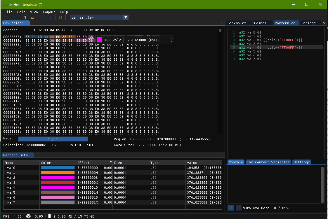 [Bug] color attributes don’t affect hex-editor/background · Issue #533 ...