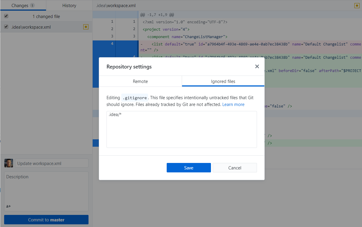 Gitignore rule for folder is respected but for one file. · Issue 8988