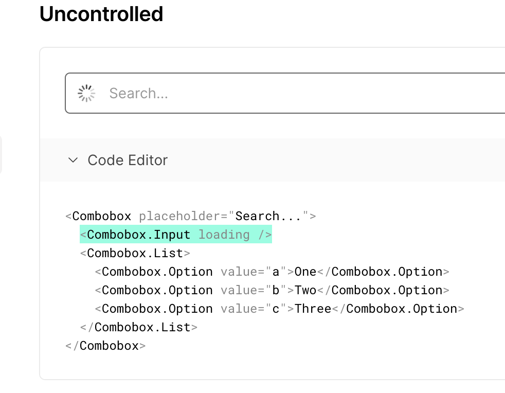Feature combobox implement input loading issue 159 nextjs