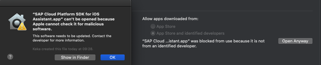 Install the SAP Cloud Platform SDK for iOS · Issue #4685 · sap ...