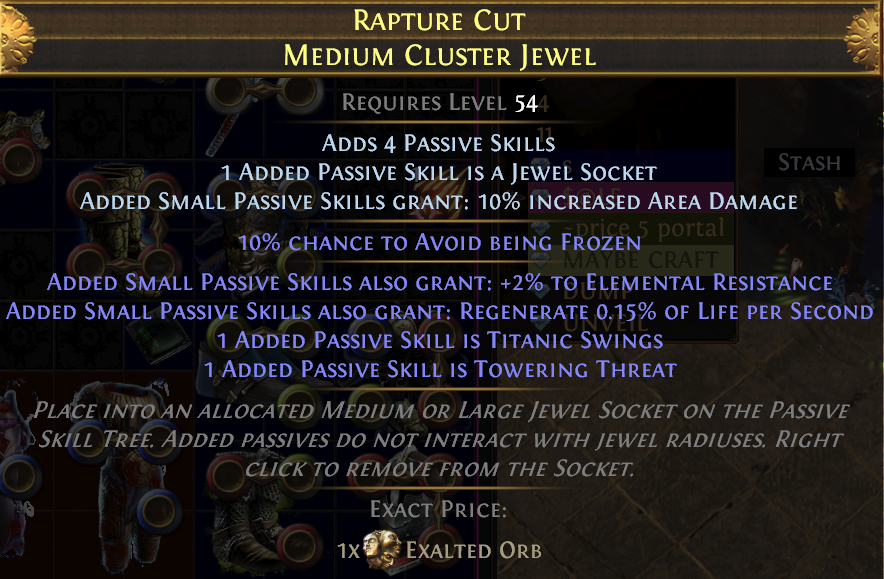 Cluster jewel pricing ignores notables · Issue 326 · SnosMe/awakened