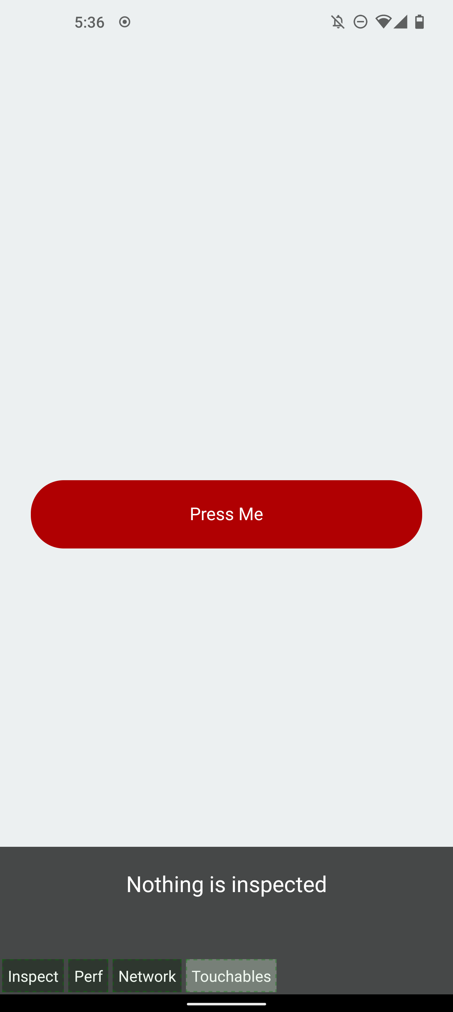 Touchable Inspector is not working with React Native Gesture Handler ...